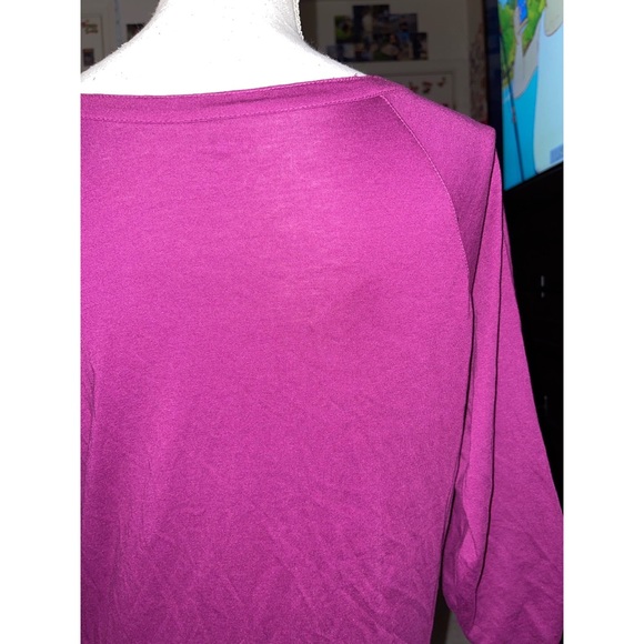 Women’s Purple G.H. Bass & Co. Long Sleeve Blouse 💜 - Picture 10 of 11